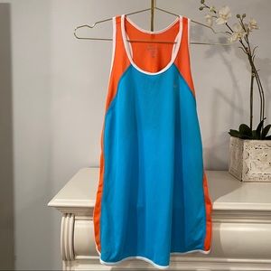 Orange and Blue Nike Dri-Fit Tank
